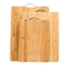 Macellaio di bambù antibatterico Block Cutting Board con la maniglia 650g 700g 800g